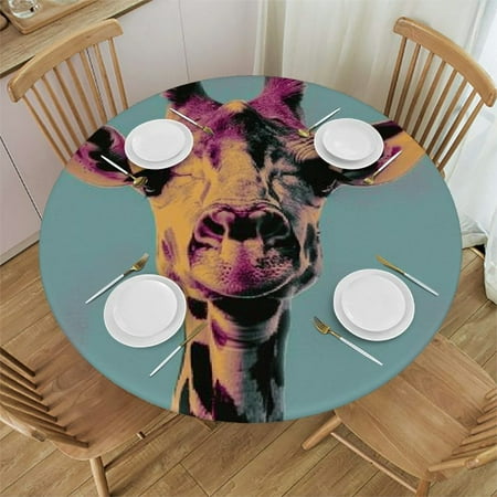 Patifu Giraffe Spot Round Table Cover Stain Resistant Washable Indoor Outdoor Tablecloth Kitchen Dining Wedding Parties Full Width Single-Sided Printing 100% Polyester Fiber 31-35
Patifu Giraffe Spot Round Table Cover Stain Resistant Washable Indoor Outdoor Tablecloth Kitchen Dining Wedding Parties Full Width Single-Sided Printing 100% Polyester Fiber 31-35