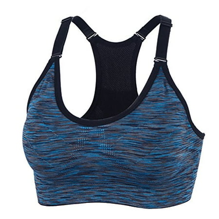 YEYELE Women 1or 3 or 5 Pack Medium Support and Removable Pad Tank Top Racerback Sports Bra Blue
YEYELE Women 1or 3 or 5 Pack Medium Support and Removable Pad Tank Top Racerback Sports Bra Blue