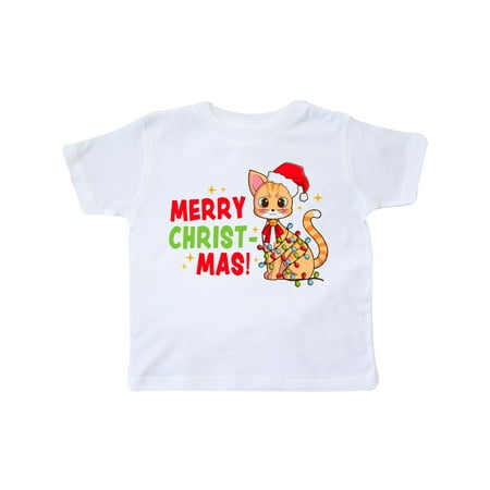 Inktastic Merry Christmas Cute Cat with Colorful Lights Gift Toddler Boy or Toddler Girl T-Shirt
Inktastic Merry Christmas Cute Cat with Colorful Lights Gift Toddler Boy or Toddler Girl T-Shirt