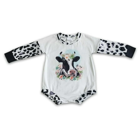 Fashion New Design Western Cow Flower Fall Style Leopard Toddler Kids Clothing Baby Girl Boy s Bubble Romper Size Newborn - 6T
Fashion New Design Western Cow Flower Fall Style Leopard Toddler Kids Clothing Baby Girl Boy s Bubble Romper Size Newborn - 6T