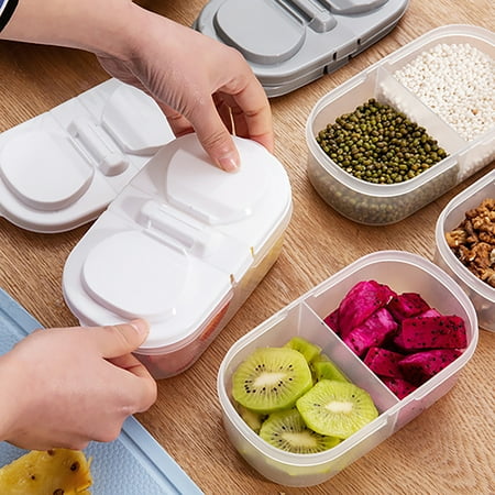Leaveforme Food Box Smooth Edge Large Capacity Eco-friendly PP Plastic 2-compartment Food Bento Lunch Container for Kitchen
Leaveforme Food Box Smooth Edge Large Capacity Eco-friendly PP Plastic 2-compartment Food Bento Lunch Container for Kitchen