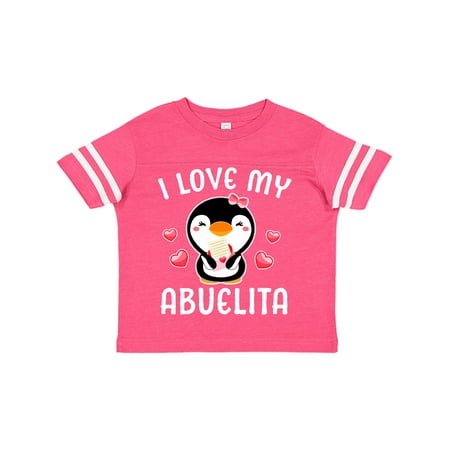 Inktastic I Love My Abuelita with Cute Penguin and Hearts Gift Toddler Toddler Girl T-Shirt
Inktastic I Love My Abuelita with Cute Penguin and Hearts Gift Toddler Toddler Girl T-Shirt