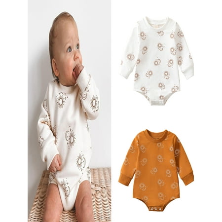 ZIYIXIN Long Sleeve Jumpsuit Newborn Baby Boy Girl Sun Moon Print Cotton Sweatshirt Fall Winter Outfits
ZIYIXIN Long Sleeve Jumpsuit Newborn Baby Boy Girl Sun Moon Print Cotton Sweatshirt Fall Winter Outfits