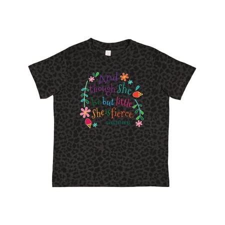 Inktastic She is Fierce Funny Shakespeare Quote Gift Gift Toddler Toddler Girl T-Shirt
Inktastic She is Fierce Funny Shakespeare Quote Gift Gift Toddler Toddler Girl T-Shirt
