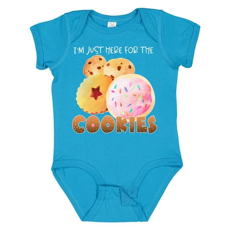 Inktastic I m Just Here for the Cookies Gift Baby Boy or Baby Girl Bodysuit