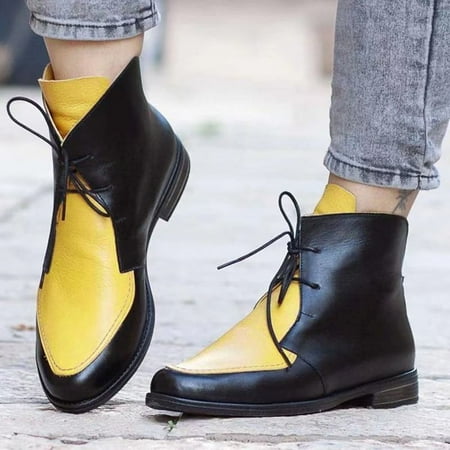 FZM Women shoes Strap Toe Boots Fashion Ankle Low Women s Casual Pointed Leather Heel Colorblock women s boots
FZM Women shoes Strap Toe Boots Fashion Ankle Low Women s Casual Pointed Leather Heel Colorblock women s boots