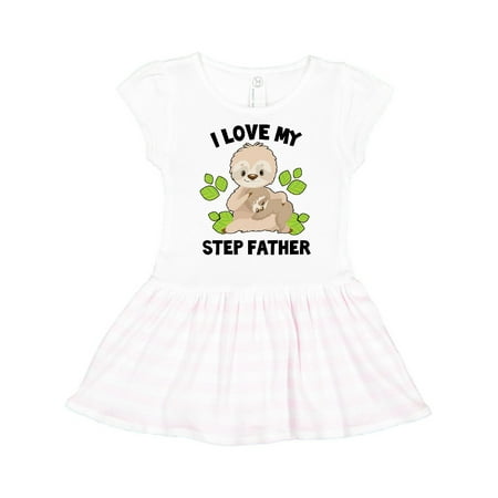 Inktastic Cute Sloth I Love My Step Father with Green Leaves Gift Toddler Girl Dress
Inktastic Cute Sloth I Love My Step Father with Green Leaves Gift Toddler Girl Dress