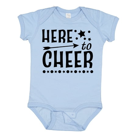 Inktastic Here to Cheer- Cheerleading with Arrow and Stars Gift Baby Boy or Baby Girl Bodysuit
Inktastic Here to Cheer- Cheerleading with Arrow and Stars Gift Baby Boy or Baby Girl Bodysuit