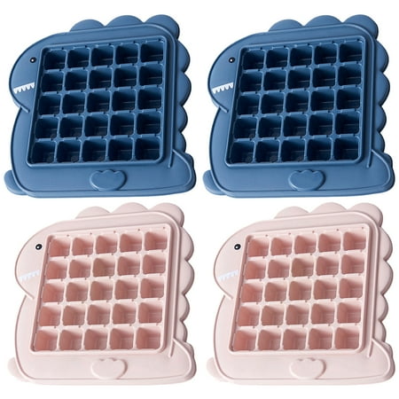 4Pcs Cartoon Dinosaur Shaped Ice Cube Tray Summer Ice Mold Ice Maker Ice Making Mold (Pink Blue for Each 2Pcs)
4Pcs Cartoon Dinosaur Shaped Ice Cube Tray Summer Ice Mold Ice Maker Ice Making Mold (Pink Blue for Each 2Pcs)