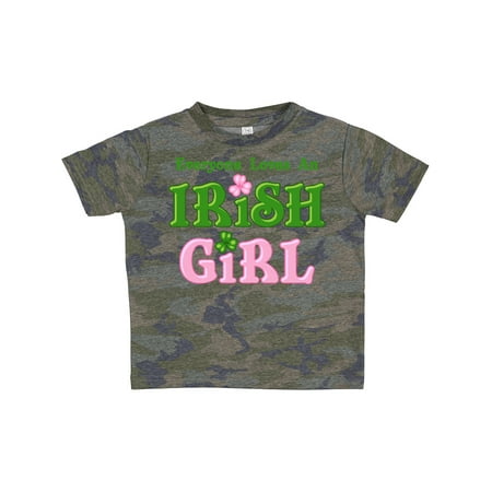 Inktastic Loves an Irish Girl Gift Toddler Toddler Girl T-Shirt