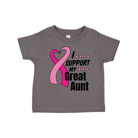 Inktastic Breast Cancer Awareness I Support My Great Aunt Pink Ribbon Gift Toddler Boy or Toddler Girl T-Shirt
Inktastic Breast Cancer Awareness I Support My Great Aunt Pink Ribbon Gift Toddler Boy or Toddler Girl T-Shirt