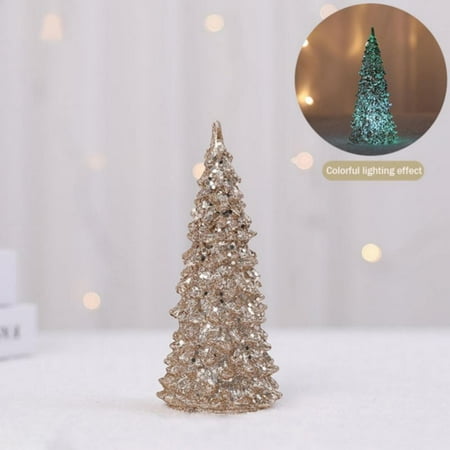 Manfiter Light Up Christmas Tree Tabletop Ornaments Colorful Night Light Home Room Decoration Holiday Gift (Gold 6.69*2.75 )
Manfiter Light Up Christmas Tree Tabletop Ornaments Colorful Night Light Home Room Decoration Holiday Gift (Gold 6.69*2.75 )