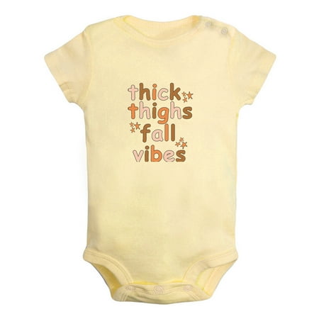 Thick Thighs & Fall Vibes Funny Rompers For Babies Newborn Baby Unisex Bodysuits Infant Jumpsuits Toddler 0-12 Months Kids One-Piece Oufits (Yellow 18-24 Months)
Thick Thighs & Fall Vibes Funny Rompers For Babies Newborn Baby Unisex Bodysuits Infant Jumpsuits Toddler 0-12 Months Kids One-Piece Oufits (Yellow 18-24 Months)