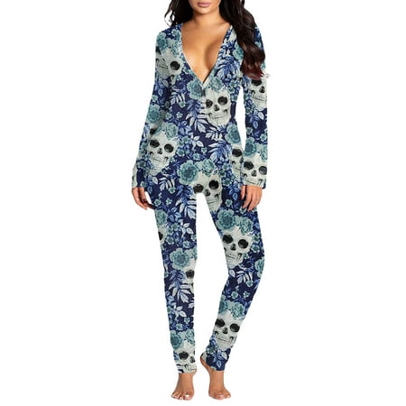 Musuos Womens Butt Flap Pajamas Onesies V Neck Jumpsuit Bodycon Sleepwear Home Wear
Musuos Womens Butt Flap Pajamas Onesies V Neck Jumpsuit Bodycon Sleepwear Home Wear