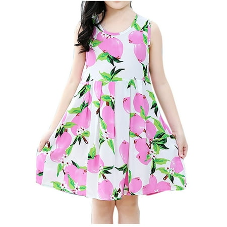 Little Girl Dress Sleeveless Floral Princess Girls Kids Dresses Baby Print Girls Skirt Toddler Summer Cool Cute
Little Girl Dress Sleeveless Floral Princess Girls Kids Dresses Baby Print Girls Skirt Toddler Summer Cool Cute
