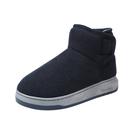 TALKVE Mens Casual Solid Color Suede Cotton Slippers Warm Thick SToled Short Cotton Boots
TALKVE Mens Casual Solid Color Suede Cotton Slippers Warm Thick SToled Short Cotton Boots