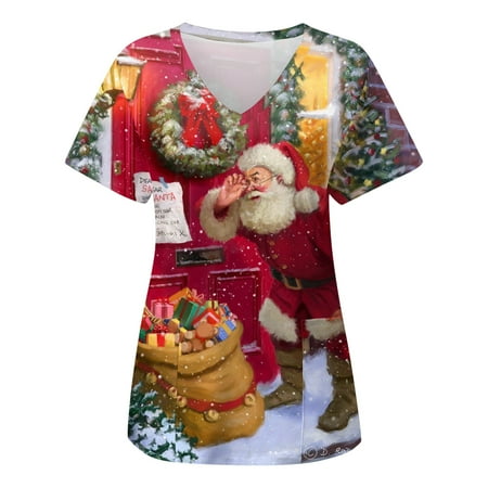 Band Tees for Women Women s Tops Short Sleeve V-Neck Printing Workwear Tops With Pockets Blouse Oversized T Shirts for Women Red XL
Band Tees for Women Women s Tops Short Sleeve V-Neck Printing Workwear Tops With Pockets Blouse Oversized T Shirts for Women Red XL