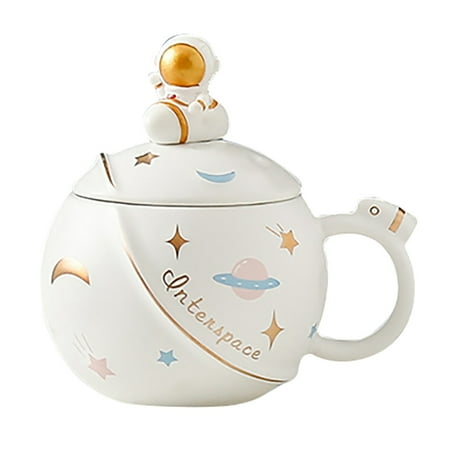 450Ml Cartoon Astronaut Mug Couple Big Ceramic Mug Office Milk Coffee Cup with Lid Aesthetic Mug Set D
450Ml Cartoon Astronaut Mug Couple Big Ceramic Mug Office Milk Coffee Cup with Lid Aesthetic Mug Set D