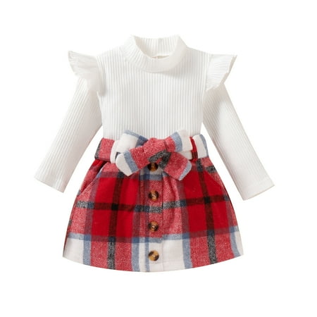Dezsed Toddler Baby Girls Fall Winter Clothes Sets Clearance Round-Neck Blouses Long Sleeve And Plaid Skirt Suit Fashion Two Piece Set 9M-4Y Boutique Kids Clothing Girls
Dezsed Toddler Baby Girls Fall Winter Clothes Sets Clearance Round-Neck Blouses Long Sleeve And Plaid Skirt Suit Fashion Two Piece Set 9M-4Y Boutique Kids Clothing Girls