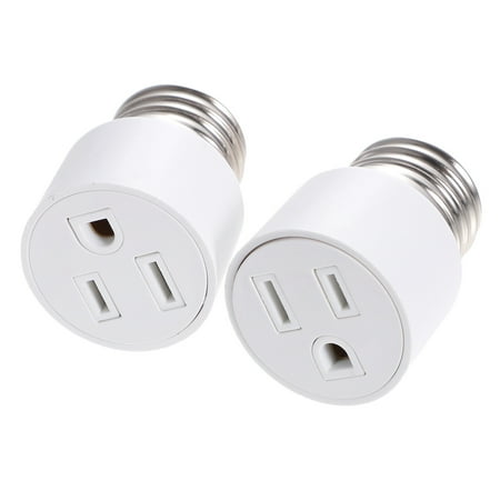 NUOLUX 2pcs Light Socket To Plug Adapter Outlet Plug Converter E26 Bulb Socket Adapter
NUOLUX 2pcs Light Socket To Plug Adapter Outlet Plug Converter E26 Bulb Socket Adapter