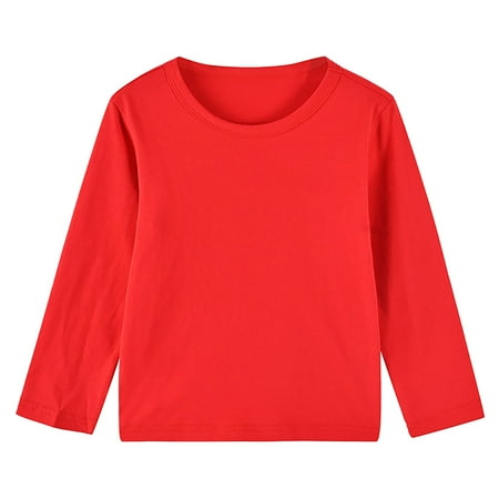 Kdnteot Kids Shirts Unisex Clothes Long Sleeve Crew Neck Shirts Solid Color Basic Undershirts Tops
Kdnteot Kids Shirts Unisex Clothes Long Sleeve Crew Neck Shirts Solid Color Basic Undershirts Tops