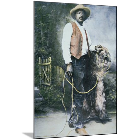 Bill Pickett (Photo) Wood Mounted Print Wall Art By American Photographer