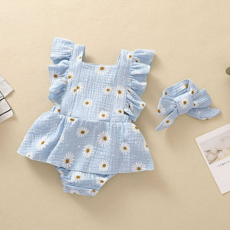 Aayomet Onesies Baby Girl Clothes Romper Cotton Outfit for Girls Cute Girl Jumpsuits Clothes Blue 3-6 Months
Aayomet Onesies Baby Girl Clothes Romper Cotton Outfit for Girls Cute Girl Jumpsuits Clothes Blue 3-6 Months