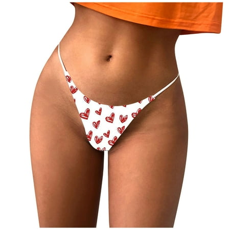 YDKZYMD Womens Underwear Briefs Print Graphic Sexy LaceBriefs Underwear