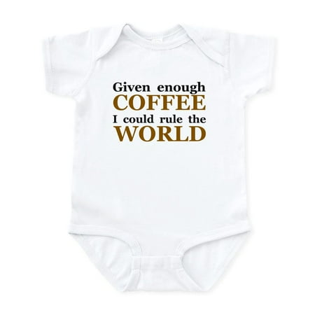 CafePress - Given Enough Coffee Infant Bodysuit - Baby Light Bodysuit Size Newborn - 24 Months
CafePress - Given Enough Coffee Infant Bodysuit - Baby Light Bodysuit Size Newborn - 24 Months