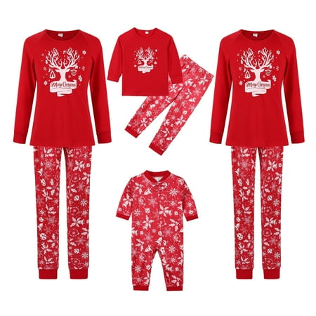 Matching Family Pajamas Christmas Deer Sleepwear Cotton Unisex PJs Pants Set 2 Piece Long Sleeve Clothes
Matching Family Pajamas Christmas Deer Sleepwear Cotton Unisex PJs Pants Set 2 Piece Long Sleeve Clothes