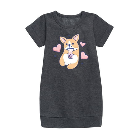 Instant Message - Kawaii - Corgis Love Boba Tea - Toddler & Youth Girls Fleece Dress
Instant Message - Kawaii - Corgis Love Boba Tea - Toddler & Youth Girls Fleece Dress