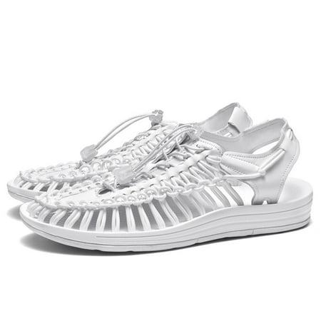 Summer Men Sandals Fashion Handmade Weaving Design Beach Sandals Breathable Casual Flat Sandals Outdoor Couples Sandals Size 48
Summer Men Sandals Fashion Handmade Weaving Design Beach Sandals Breathable Casual Flat Sandals Outdoor Couples Sandals Size 48