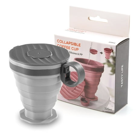 BYDOT Silicone Collapsible Travel Cup 220ml Folding Camping Telescopic Cups with Lid
BYDOT Silicone Collapsible Travel Cup 220ml Folding Camping Telescopic Cups with Lid