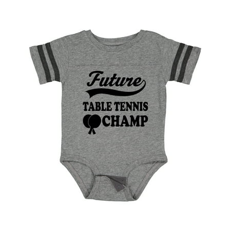 Inktastic Table Tennis Future Champ Gift Baby Boy or Baby Girl Bodysuit