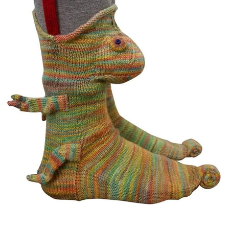 Knit Crocodile Socks For Women/men Creative Animal Shape Ankle Socks Winter Warm Supply Indoor Floor Wear Yellow Morease
Knit Crocodile Socks For Women/men Creative Animal Shape Ankle Socks Winter Warm Supply Indoor Floor Wear Yellow Morease
