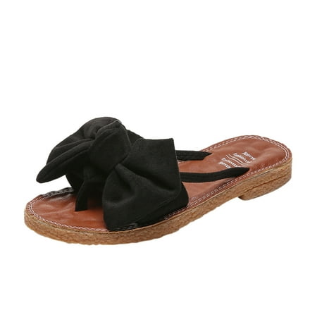 Mackneog Sandals For Women Ladies Solid Flat Slippers Bownot Sandals Casual Shoes Gift on Clearance
Mackneog Sandals For Women Ladies Solid Flat Slippers Bownot Sandals Casual Shoes Gift on Clearance