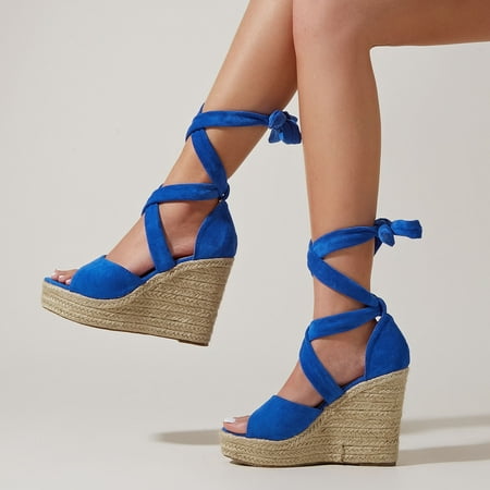 〖Yilirongyumm〗 Blue 39 Sandals Women Shoes Casual Sandals Solid Wedges For Women Roman Ladies Fashion Sandals Women s Sandals
〖Yilirongyumm〗 Blue 39 Sandals Women Shoes Casual Sandals Solid Wedges For Women Roman Ladies Fashion Sandals Women s Sandals