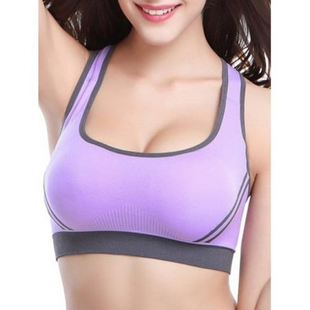 Cross Back Sports Bras for Women Padded Seamless Sports Bra for Yoga Gym Workout Fitness Purple S
Cross Back Sports Bras for Women Padded Seamless Sports Bra for Yoga Gym Workout Fitness Purple S