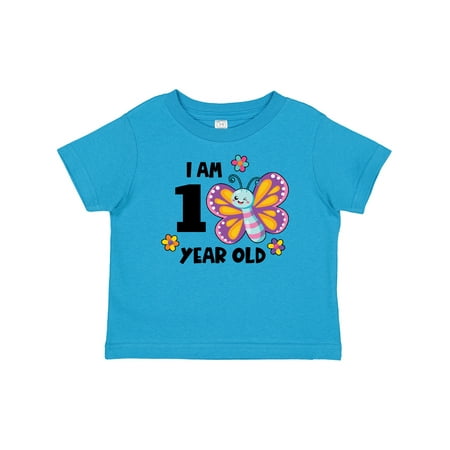 Inktastic I Am 1 Year Old Cute Smiling Butterfly with Flowers Gift Baby Girl T-Shirt
Inktastic I Am 1 Year Old Cute Smiling Butterfly with Flowers Gift Baby Girl T-Shirt