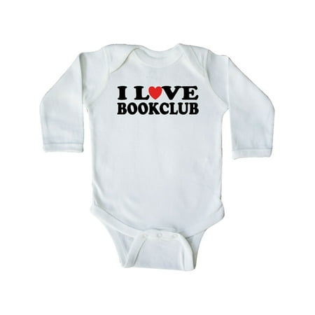 Inktastic Book Club Lover Gift Baby Boy or Baby Girl Long Sleeve Bodysuit