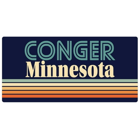 Conger Minnesota 5 x 2.5-Inch Fridge Magnet Retro Design
