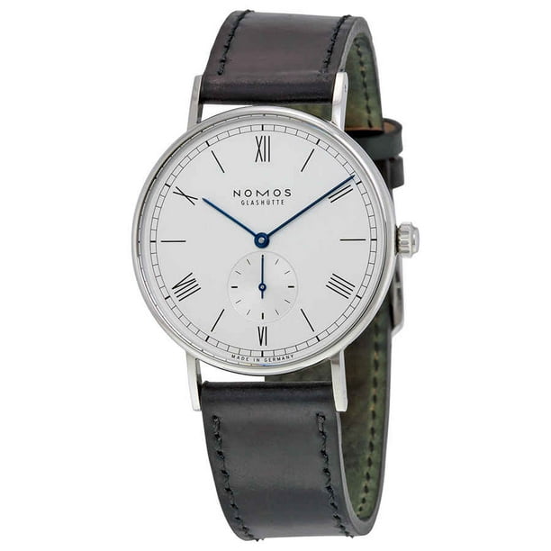 Nomos Ludwig 38 White Dial Black Leather Men's Watch 234
