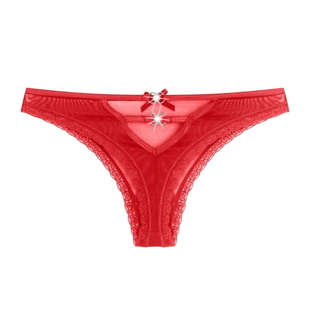 nsendm Womens Panties Deep V Diamonds Transparent Sexy Panties Low Waist Bow Briefs Cotton Womens Underwear Tan Underpants Red One Size
nsendm Womens Panties Deep V Diamonds Transparent Sexy Panties Low Waist Bow Briefs Cotton Womens Underwear Tan Underpants Red One Size