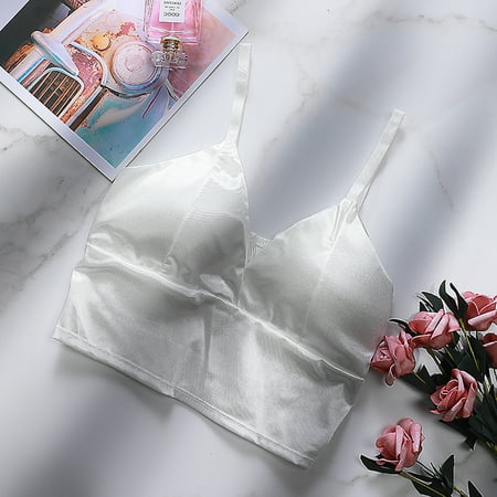 Fiudx Women Fashion Solid Color Sexy V-neck Sling Wrap Chest Satin Underwear Top Seamless Underwear For Women
Fiudx Women Fashion Solid Color Sexy V-neck Sling Wrap Chest Satin Underwear Top Seamless Underwear For Women