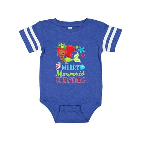 Inktastic Merry Mermaid Christmas with Red Hair and Dark Skin Tone Gift Baby Boy or Baby Girl Bodysuit
Inktastic Merry Mermaid Christmas with Red Hair and Dark Skin Tone Gift Baby Boy or Baby Girl Bodysuit