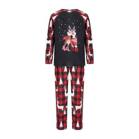 MERSARIPHY Christmas Family Matching Pajamas Elk Print Long Sleeve Tops and Plaid Pants Sleepwear
MERSARIPHY Christmas Family Matching Pajamas Elk Print Long Sleeve Tops and Plaid Pants Sleepwear