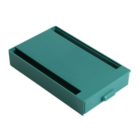 RAINB Creative Table Storage Under Desk Invisible Plastic Drawer Pencil Storage Box