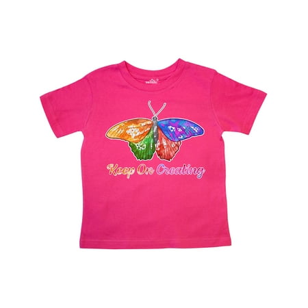 Inktastic Keep On Creating with Beautiful Rainbow Butterfly Gift Toddler Boy or Toddler Girl T-Shirt
Inktastic Keep On Creating with Beautiful Rainbow Butterfly Gift Toddler Boy or Toddler Girl T-Shirt