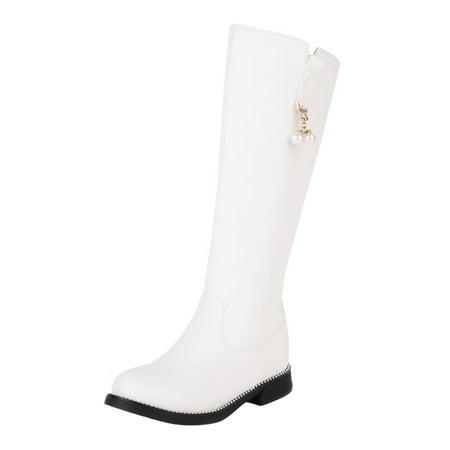Mackneog Women s Shoes British Style Solid Side Zipper Pearl Pendant Knee High Boots Gift on Clearance
Mackneog Women s Shoes British Style Solid Side Zipper Pearl Pendant Knee High Boots Gift on Clearance