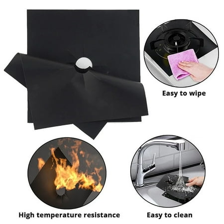 Fjofpr Reusable 4PCS Aluminum Gas Foil Stove Burner Protector Cover Liner Clean Mat Pad Kitchen for Home Decorations
Fjofpr Reusable 4PCS Aluminum Gas Foil Stove Burner Protector Cover Liner Clean Mat Pad Kitchen for Home Decorations